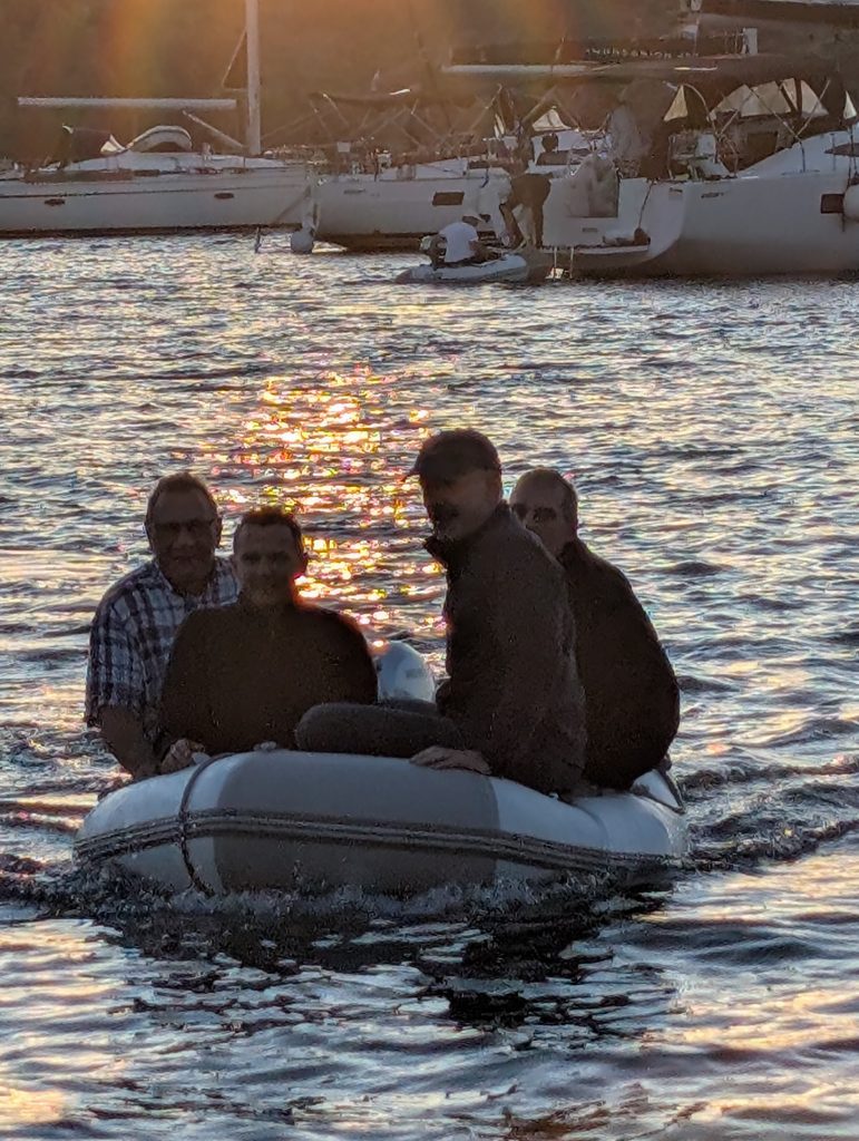 Platz ist im kleinsten Dingi.